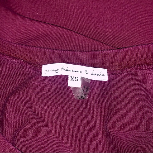 Young Fabulous & Broke Cold shoulder sweatshirt - Picture 4 of 6